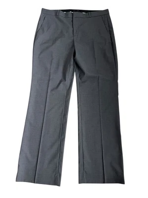 Banana Republic 14 码女式 Logan 正装裤子灰色商务办公室工作 — 第 1/4 张图片