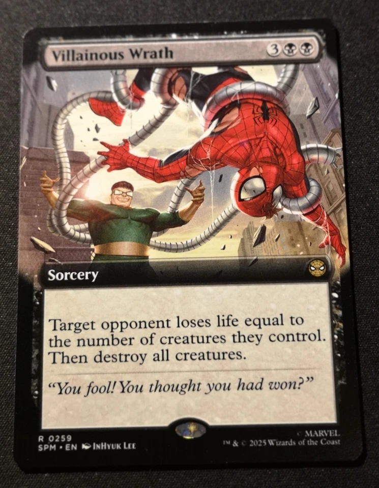 Villainous Wrath - Extended Art - SPM - MTG - EN - NM - 0259 - Image 1 of 1
