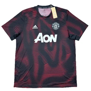 Neu mit Etikett Manchester United 2018/19 Adidas Pre Match Trikot Heimtrikot Größe 2XL - Bild 1 von 6