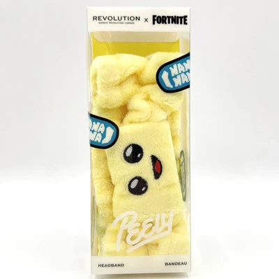 Revolution x Fortnite Peely Masking Headband YELLOW Plush Banana RARE HTF New - Image 1 of 4