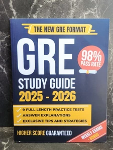 2025 / 2026 GRE Study Guide: The Most Complete Guide to Passing the Exam . NEW - Picture 1 of 3