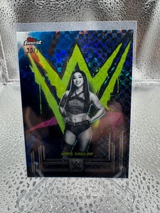 2025 Topps Finest WWE #155 Wren Sinclair Blue X-fractor Uncommon /75 - Picture 1 of 2