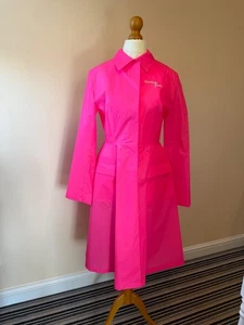 BNWT Palm Angels Fluo Pink Windbreaker Coat UK8 - Picture 1 of 11