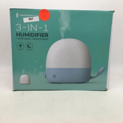 Taotronics 3 in 1 White Indoor Humidifier Nightlight Essential Oil Diffuser - Image 1 of 3