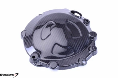 Protector protector de cubierta de motor derecho fibra de carbono BMW S1000RR HP4 2009-2014 100 % Foto 1 de 4