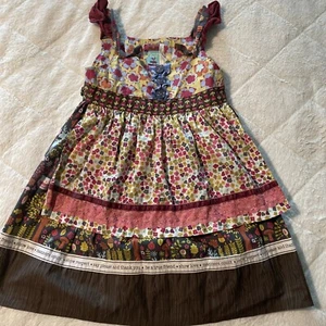 Matilda Jane Heart Soul Pride Character Counts Firefly Knot Dress Sz 6 - Picture 1 of 8