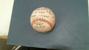 1950 AAGPBL Official Colleen Lassies and Springfield Sallies Ball - Bild 1 von 8