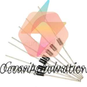 100PCS 1N4001 IN4001 DO-41 1A 50V Rectifier Diodes NEW - Picture 1 of 4