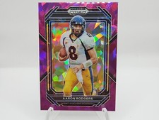 2023 Panini Prizm Draft Picks Aaron Rodgers Purple Cracked Ice Holo #2 #d/149