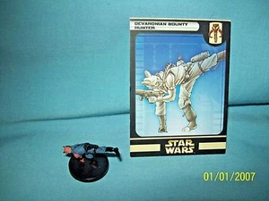 WotC Star Wars Miniatures Devaronian Bounty Hunter, Clone Strike 51/60, Frng,Com - Picture 1 of 2