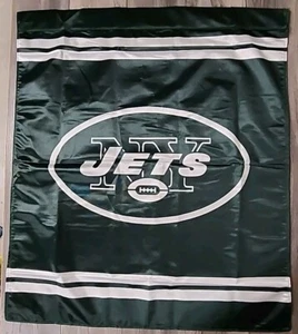 New York Jets Large Outdoor NFL 34"x40" Banner Flag - Picture 1 of 1
