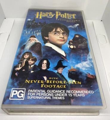 Harry Potter And The Philosopher's Stone VHS 2001 Movie PG Video Wizards Fantasy - Image 1 of 4