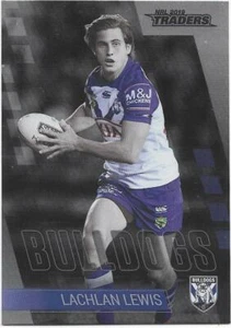 2019 Nrl Traders Platinum Parallel (PS026) Lachlan LEWIS Bulldogs - Picture 1 of 1