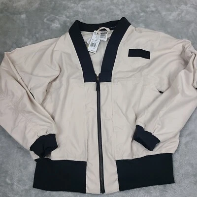 NWT Adidas Originals Parley Bomber Jacket HT3408 Beige Size Large $180 Retail - Image 1 of 4