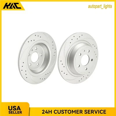 Rear Brake Rotors 302mm For Ford Fusion 2013 2014 2015 2016-2019 Lincoln MKZ - Image 1 of 4