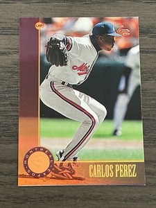 1996 Leaf Bronze Press Proof Carlos Perez #8 Montreal Expos 