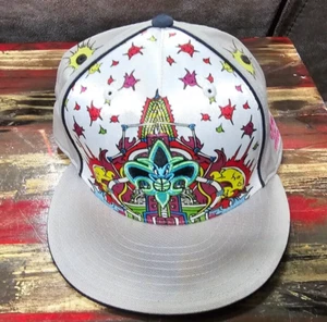Rare Adidas Comix Collection New Orleans Hornets Vintage Bullet Hole Hat Size 8 - Picture 1 of 11