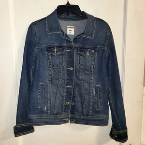 Old Navy Womens Denim Jean Jacket Size Medium - Picture 1 of 3