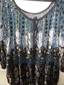Hale Bob Silk Top Sz S Burnt Velvet - Picture 1 of 4