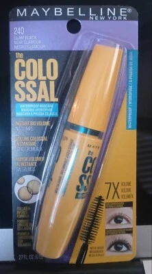 Maybelline Volum' Express The Colossal Máscara Impermeable, 241 Clásica Negra NUEVA Foto 1 de 2