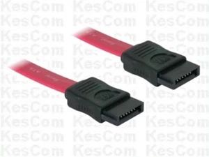 Cable de conexión SATA enchufe recto a enchufe recto 0,3 m 30 cm rojo - Imagen 1 de 1