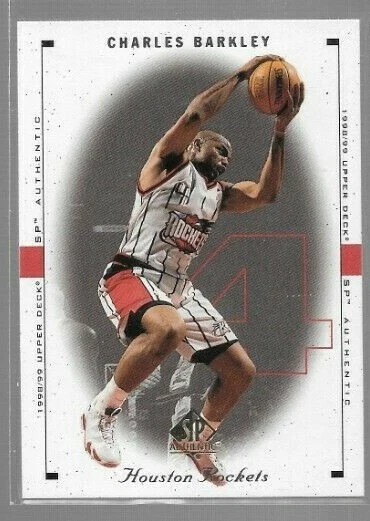 1998-99 SP Authentic Charles Barkley #37 Rockets - Image 1 of 1