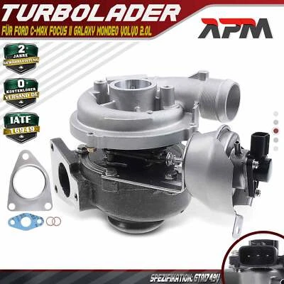 Turbolader Abgasturbolader für Ford C-Max Focus II Galaxy Mondeo S-Max Volvo 2.0 - Bild 1 von 4