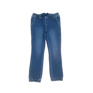 YMI Pull On Jogger Girl's size 10 Dark Wash Blue Denim Jeans - Picture 1 of 3