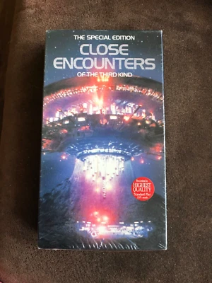 SEALED VTG Close Encounters Of The Third Kind - VHS Movie Special Edition - Image 1 of 2