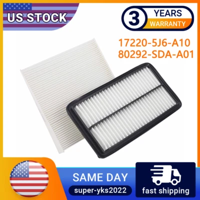 Cabin & Engine Air Filter for New Honda ACURA MDX PASSPORT PILOT RIDGELINE US Foto 1 de 4