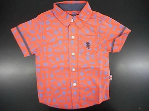 Toddler/Boys English Laundry $30/$32 Dark Coral Casual S.S. Shirt Sizes 2T - 16 - Picture 1 of 4