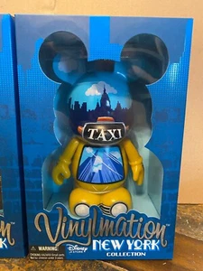 Disney Vinylmation New York Collection Times Square Mickey Taxi NYC Gift 9" NIB - Picture 1 of 6