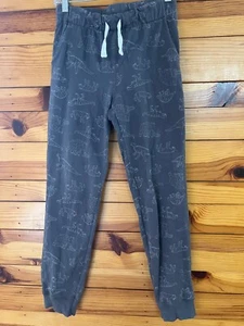 Carter's Kid Dinosaurs Saber Tooth Tigers Wooly Mammoth Pants Joggers Size 14 - Picture 1 of 3