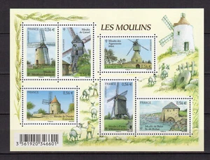 France 2010 les moulins Y&T F4485 feuillet 6 timbres MNH /ALF1 - Imagen 1 de 1