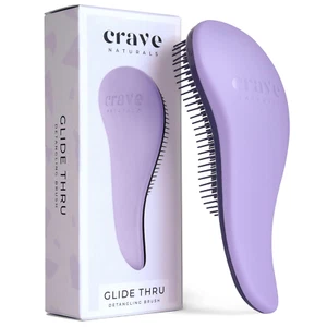 Glide Thru Hair Brush - Detangler Brush for Curly, Straight, Wet or Dry Hair - G - Picture 1 of 12