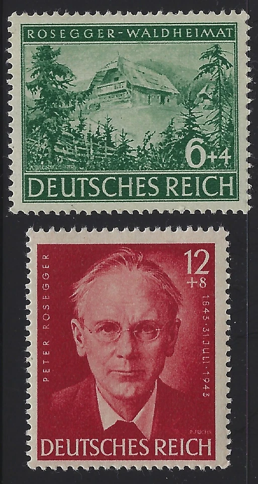 ALEMANHA # B241-242 - Local de nascimento de Rosseger - Semipostal - MLH - Imagem 1 de 1