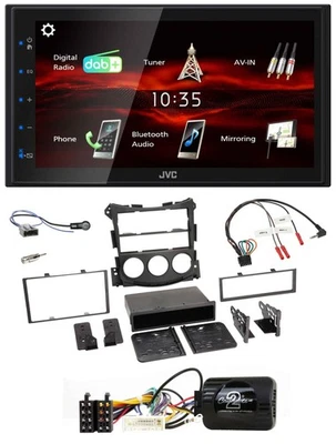 JVC USB Bluetooth Lenkrad DAB 2DIN Autoradio für Nissan 370Z 2009-2013 Roadster - Bild 1 von 4