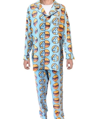 Ron Burgundy Pajamas Anchorman Movie Channel 4 News Team Set KVWN San Diego Gift - Image 1 of 4