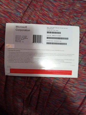WINDOWS 11 Pro 64-Bit DVD +  License Key - Image 1 of 3
