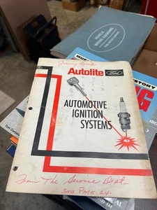 AUTOLITE Ford Automotive Ignition Systems Training Manual 1970 MUSTANG USA ORIG - Picture 1 of 8