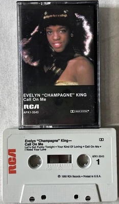 Evelyn “Champagne” King - Call On Me Open Cassette Tape 1980 RCA Records Disco - Image 1 of 4