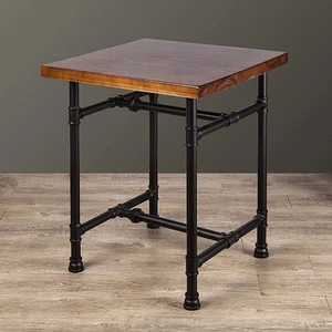 24 Inch Industrial Rustic Iron Pipe Entry Table, End Table, Coffee Table, Sid... - Picture 1 of 6