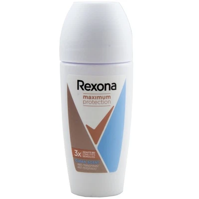 Rexona Maximum Protection Deo Roll On Clean Scent 1 x 50ml Deodorant - Bild 1 von 2