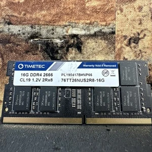 Timetec Model:76TT26NUS2R8-16G / 16G/ DDR4/ 2666/ CL19/ 1.2V / 2Rx8 - Picture 1 of 2