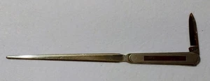 VTG - Sheffield - England - Stainless Letter Opener  - W/ Knife - 9 in Overall - Picture 1 of 11