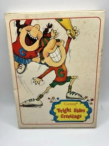 Tarjetas de felicitación y sobres vintage ACTUALES LADOS BRILLANTES sellados #1017 1980 paquete de 8 - Imagen 1 de 10