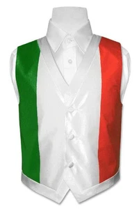 Boy's Italian Flag Dress Vest size 10 - Picture 1 of 2