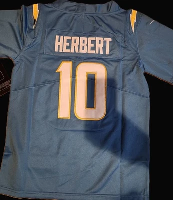 Cargadores 10 Justin Herbert S-3XL cosidos nuevos con etiquetas personalizados para adultos *nuevos Foto 1 de 2