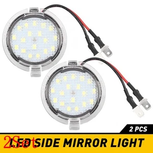 2 Set Xenon White For Ford Taurus Edge Flex F150 Side Mirror LED Puddle Lights - Picture 1 of 10