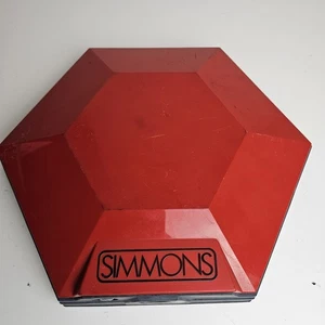 Red Simmons SDS9 Hex Electronic 1980’s Drum Pad (ungetestet) - Bild 1 von 7
